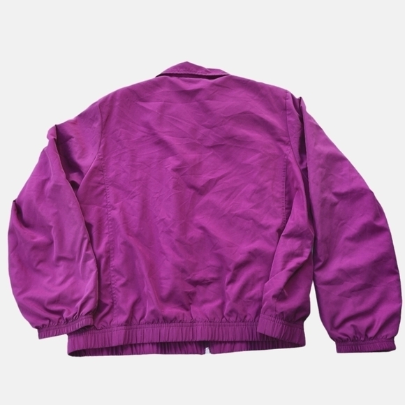 Vintage Napa Valley 2pc Windbreaker jogger set Jacket Pants Magenta pink purple - Picture 7 of 12